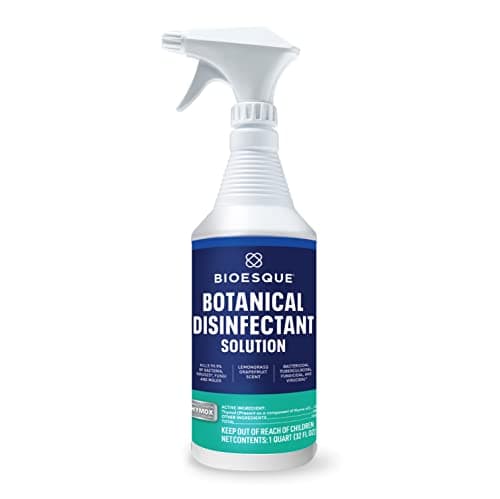 Bioesque Botanical Disinfectant Solution, Heavy Duty Broad-Spectrum Disinfectant, Kills 99.9% of Bacteria, Viruses*, Fungi, & Molds, 32 Fluid Ounce (Pack of 1) image