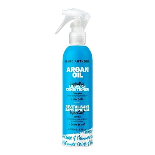 Marc Anthony Argan Oil Leave-In Conditioner - Lightweight Hydrating Conditioner for All Hair Types, Moisturizes, Strengthens & Detangles for Softer, Smoother Hair - Prevents Split-Ends & Breakage image