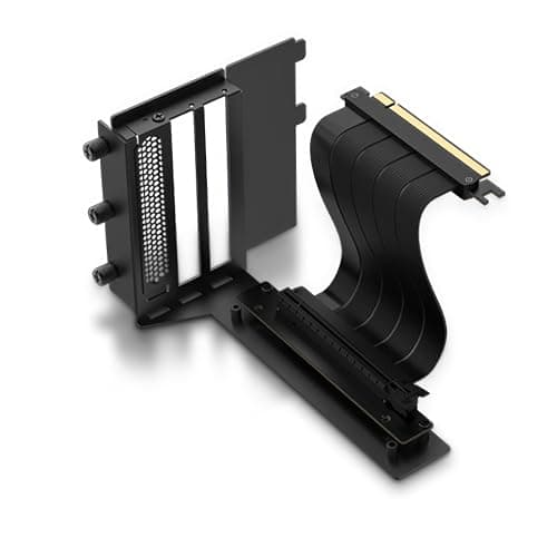 APNX Vertical GPU Holder Kit 1, PCI Express 5.0 X16 Flat line Riser Cable 150mm, Black image