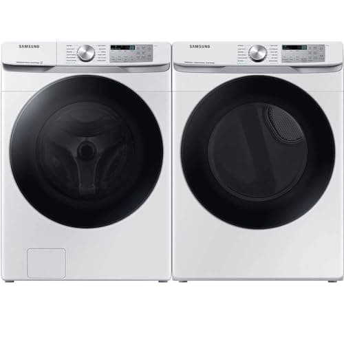 Samsung WF45B6300WPR White Smart Front Load Washer/Dryer Pair image