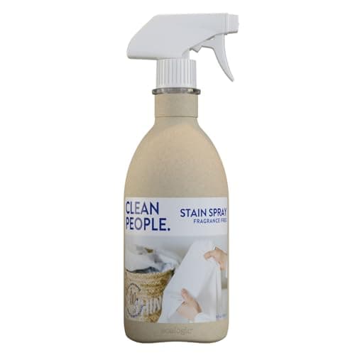 Clean People Stain Remover Spray - Natural Plant & Mineral-Based Ingredients - Non-Toxic Laundry Spot Treatment for Food, Pet & Baby Stains - Boosted with Enzymes - Fabric Safe - 16oz image