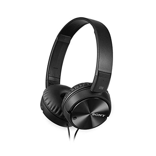 Sony MDRZX110NC Noise Canceling On Ear Headphones, Black image