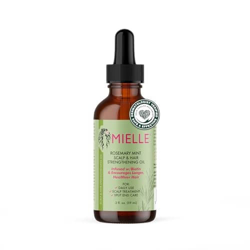 Mielle Organics Rosemary Mint Scalp & Hair Strengthening Oil for All Hair Types, 2 Ounce image