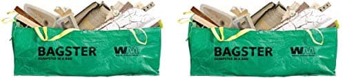 Bagster 3CUYD Dumpster in a Bag Holds up to 3,300 lb, 2 Bag, Green image