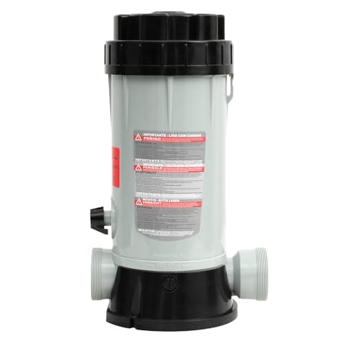 CL200 in-line Automatic Pool Chlorinator Compatible with Hayward Chlorinator for Above Ground Pools and In-Ground Pools Inline Fertilizer Dispenser Inline Automatic Chemical Feeder Pool Fttings Parts image