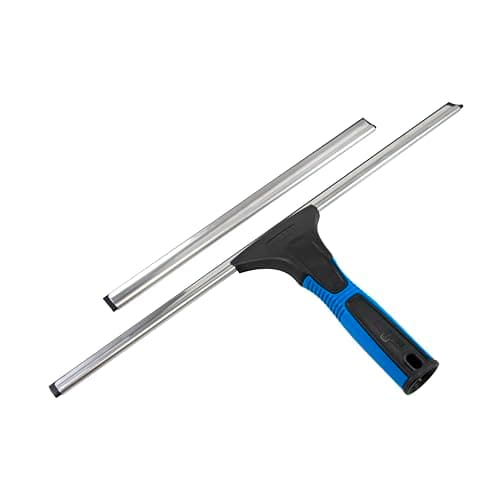 Unger Professional 18” EZ Change Window & Glass Cleaning Squeegee - Cleaning Supplies, Squeegee for Window Cleaning, Streak Free Results, Clean Large and Small Windows, with 12" Channel image