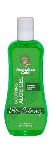 Australian Gold Soothing Aloe Vera After Sun Gel -Relieves Sunburn Pain and Hot & Itchy Skin, Soothing Aloe After Sun Gel, 8 Fl Oz (A70623-1) image
