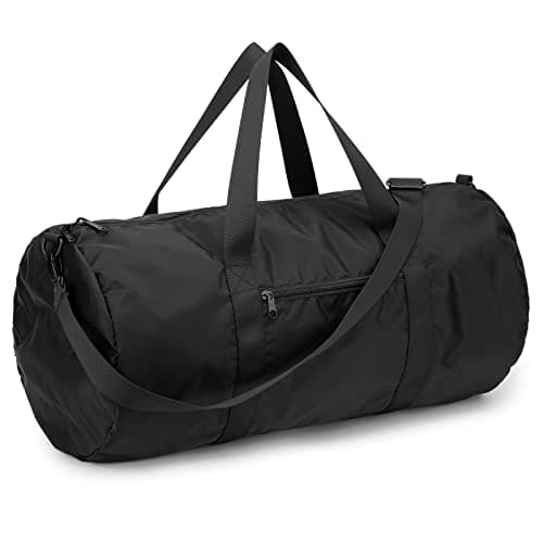 Vorspack Small Duffel Bag 20 Inches Foldable Gym Bag for Men Women Duffle Bag Lightweight with Inner Pocket for Travel Sports - Black image
