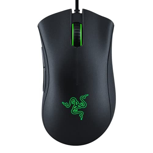 Razer DeathAdder Essential Gaming Mouse: 6400 DPI Optical Sensor - 5 Programmable Buttons - Mechanical Switches - Rubber Side Grips - Classic Black image