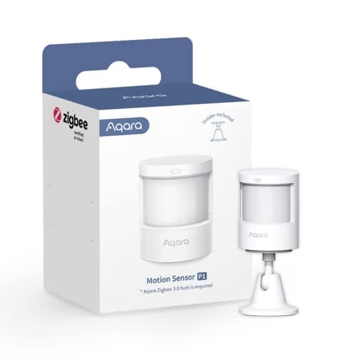 Aqara Motion Sensor P1, Requires AQARA HUB, 5-Year Battery Life, Configurable Detection Timeout, for Alert System and Automations, Compatible with HomeKit, Alexa, IFTTT image