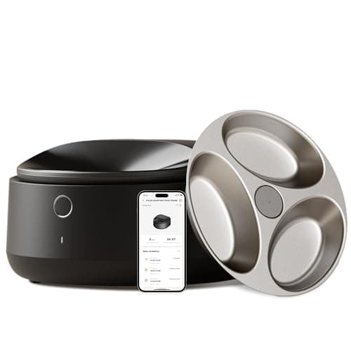 PETLIBRO Automatic Wet Food Cat Feeder, Refrigerated Auto Cat Feeder with Stainless Steel Bowl & Semiconductor Cooling, Fresh Meals for 3 Days, Wi-Fi App-Controlled Pet Food Dispenser, Easy to Clean image