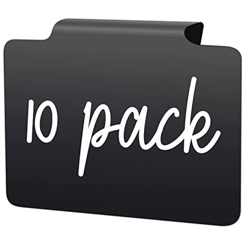 Basket Labels Clip On for Pantry Organization and Storage Baskets Bin Labels image
