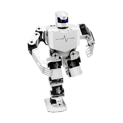 LewanSoul H5S Smart Robot 16DOF Humanoid Robot PC APP Control, Support Walking Dancing Singing Kicking Boxing Stand Up Automatically, Gift for Adult Robots Beginner Men Women Student Robots Lover image