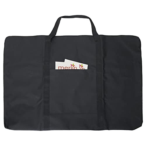 Cupohus Waterproof Art Portfolio Bag 25" x 37" for 24" x 36" Artworks with Outer Pockets and Handle, Student Carrying Storage Bag image