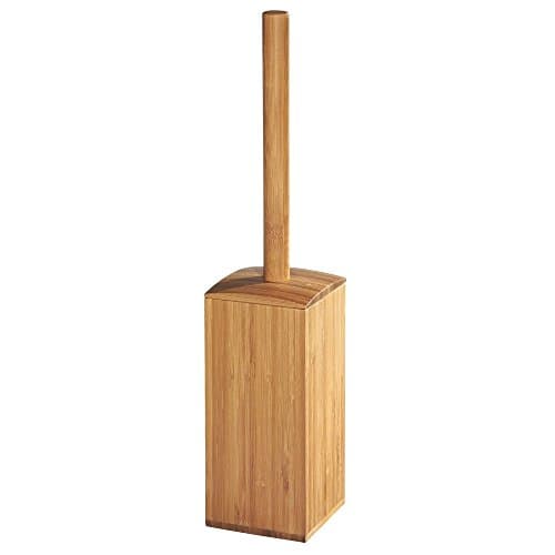 iDesign Formbu Bamboo Toilet Bowl Brush and Holder Set - 3.6" x 3.6" x 17.5" image