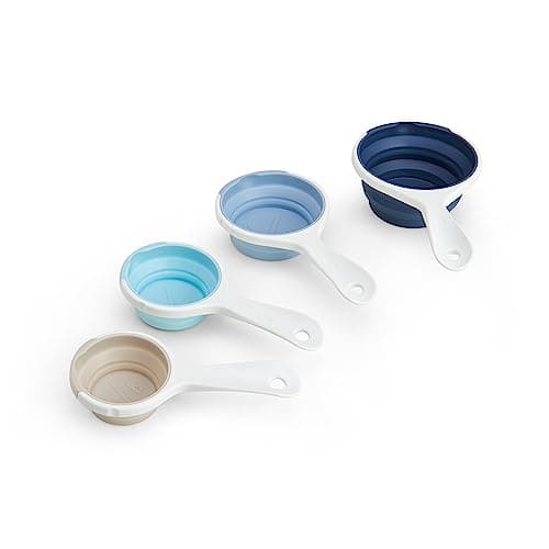 SleekStor Collapsible Measuring Cups, Blue image