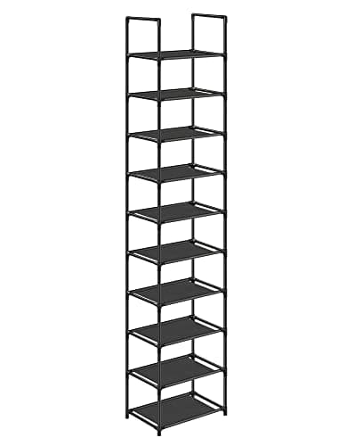 SONGMICS Shoe Rack, 10 Tier Shoe Shelf, Shoe Storage Organizer image