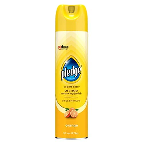 Pledge Enhancing Polish, Wood & Furniture Spray, Orange Scent, 9.7oz image