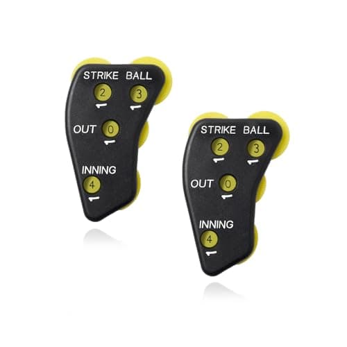 2 Pack 4 Wheel Baseball Umpire Clicker Indicator image