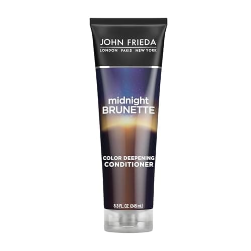 John Frieda Midnight Brunette Conditioner, Color Deepening Conditioner to Enhance and Refresh Brunette Tones, Infused with Cocoa and Primrose Oil to Nourish and Enhance Brunette Tones, 8.3 Oz image