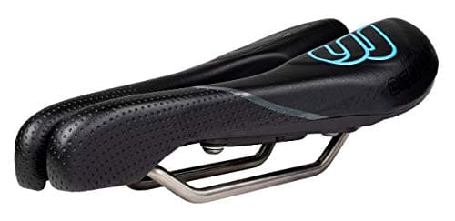 BiSaddle EXT Stealth Adjustable Pain-Free Bicycle Saddle with Titanium Rails Custom Fit Comfort image