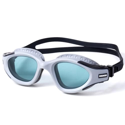 Dizokizo Swimming Goggles UV Protection Anti-Fog No Leaking Swim Goggles Easy to Adjust for Adult Men Women image