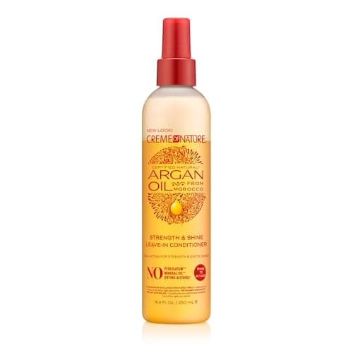 Creme of Nature, Argan Oil Leave In Conditioner, Detangling and Conditioning Formula for Normal Hair 8.45 Fl Oz image