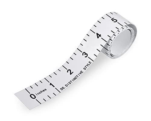 DS. DISTINCTIVE STYLE Fish Ruler Sticker 40-Inch Waterproof Adhesive Ruler Tape Fish Measuring Tape for Kayak, Boat, and Workbench image