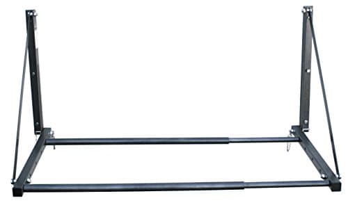 MaxxHaul 70489 Adjustable Wall Mount Folding Tire Storage Adjust From 32 to 48 inches Wide Up To 300 lbs Capacity. image