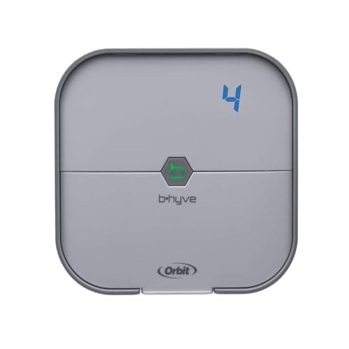 Orbit 57915 B-hyve 4-Zone Smart Sprinkler Controller, Gray image