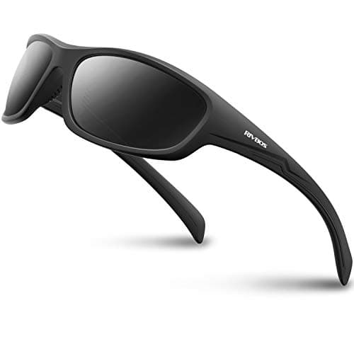 RIVBOS Polarized Sunglasses UV400 Protection for Men's and Women's Fishing, Cycling, and Outdoor Activities RB832-1 BlackGrey image