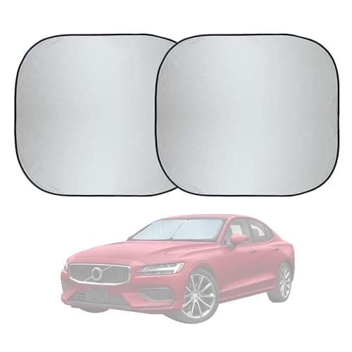 EcoNour Car Windshield Sun Shade Foldable | Front Windshield Shade for Sun, Heat and UV Rays | Sunshade for Car Front Window and Interior Sun Protection | Medium (28 x 31 inches) image