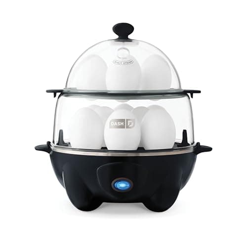 DASH Deluxe Rapid Egg Cooker for Hard Boiled, Poached, Scrambled Eggs image
