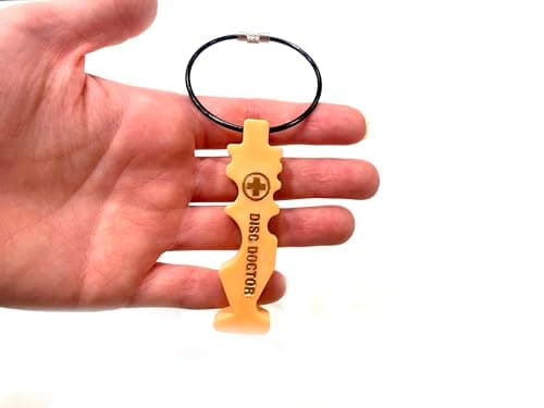 Disc Doctor Repair Tool for Disc Golf Discs, Disc Golf Bag Accessory to Repair a Disc During or After a Round (Orange) image