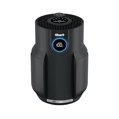 Shark Air Purifiers for Home Large Room with NeverChange Air Filter, 5 Year HEPA Filter, Covers 650 Sq. ft, Odor Neutralizer and Clean Sense Technology, Removes 99.98% of Dust & Allergens, HP152 image