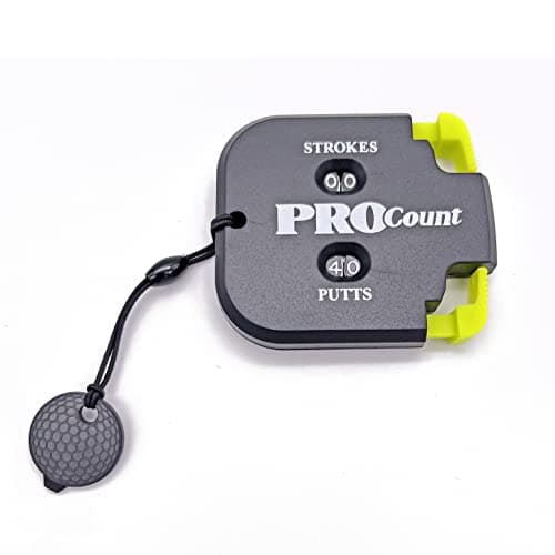 HH-GOLF 2 Digit 1-99 Portable Digital Mini Golf Strokes and Putts Keeper procounter Golf Score Counter image