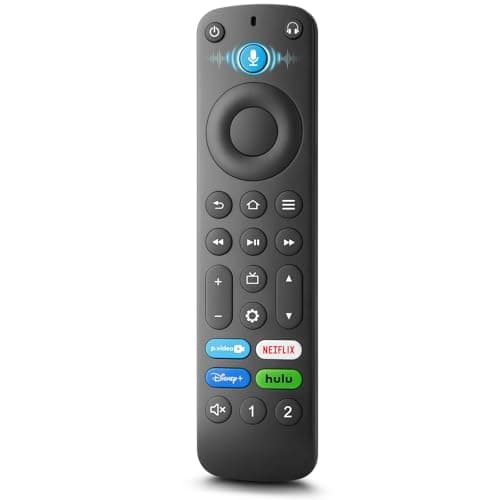 Replacement Voice-Remote-Control for Fire-TV-Stick/TV Cube and for Insignia/Toshiba/Pioneer Smart TVs image
