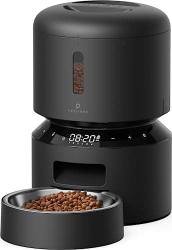 PETLIBRO Automatic Cat Feeder, Automatic Cat Food Dispenser with Freshness Preservation, Timed Pet Feeders for Dry Food, Up to 50 Portions 6 Meals Per Day, Granary Pet Feeder for Cats Dogs image