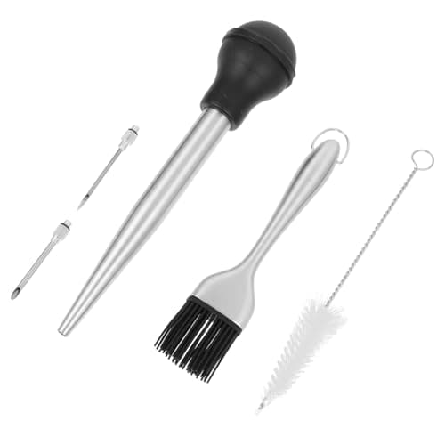 BEBEMOKO Cooking Injector Practical Meat Injector Sauce Injector for Kitchen for Turkey Marinating image