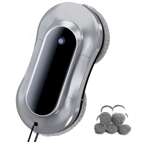 eTRY Smart Robot Window Cleaner, Auto Water Spray & AI Path Planning, Edge Detection & Remote Control, Window Cleaning Robot for Highrise Windows Glass Doors image