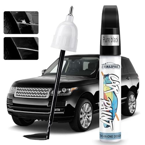 FIXEZPRO Black Touch Up Paint for Cars, Car Paint Scratch Repair Pen image