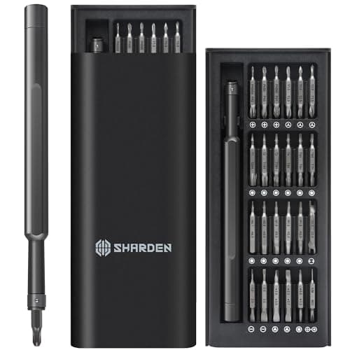 Precision Screwdriver Set 49 in 1 SHARDEN Small Screwdriver Set Magnetic Repair Tool Kit for Laptop, iPhone, Cell Phone, PC, MacBook, Tablet, Computer, PS5, PS4, Electronic, Glasses, Watch image