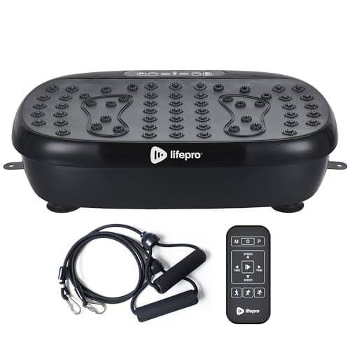 Lifepro Vibration Plate Exercise Machine with Magnetic Acupoints - Full Body Vibration Platform for Beginners and Recovery - Ideal Lymphatic Drainage Massager for Muscle Toning and Overall Fitness image
