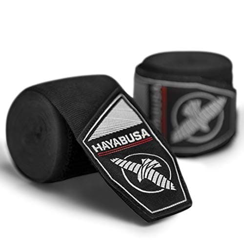 Hayabusa Boxing Hand Wraps Perfect Stretch 4.0 for Men & Women - Black, 180 inches image