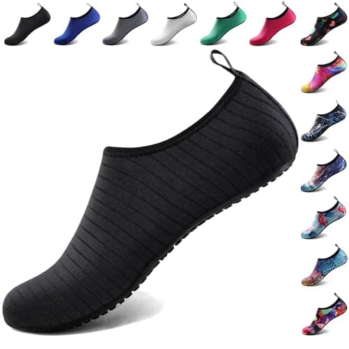 Water Shoes for Women Men Quick-Dry Aqua Socks Swim Beach Barefoot Yoga Exercise Wear Sport Accessories Pool Camping Must Haves Adult Youth Size image