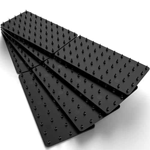 Medipaq Greatideas Non-Slip Mat and Rug Grippers - Stop Your Mats and Rugs from Slipping and Sliding! Black 4X Pack image