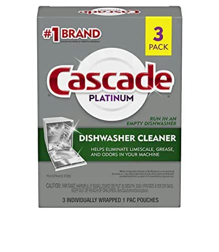Cascade Platinum Dishwasher Cleaner, 3 count image