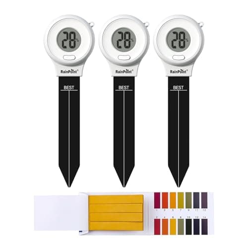 RAINPOINT Digital Compact Soil Moisture Meter for Indoor/Outdoor Plants image