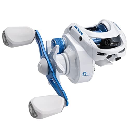 KastKing Centron Lite Baitcasting Fishing Reels, 7.1:1 Gear Ratio, Right Handed Reel, White image