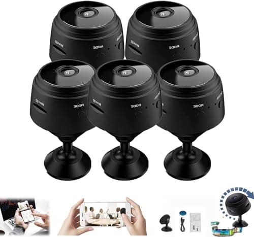 Magnetic Mini Security Camera 2024 Upgraded, Security Camera 120 Days Standby Battery Life, Mini 1080p HD Wireless Magnetic Security Camera image